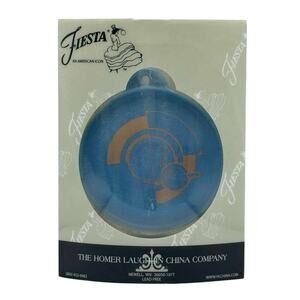 Fiesta HLCCA 2016 Member Exclusive Limited Edition Blue Ceramic Ornament Box New